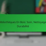 Bibliothèques En Bois: Soin, Nettoyage, Durabilité