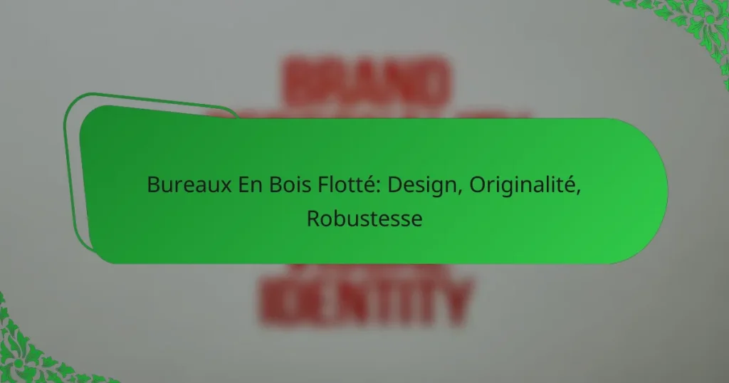 Bureaux En Bois Flotté: Design, Originalité, Robustesse