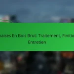 Chaises En Bois Brut: Traitement, Finition, Entretien