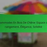 Commodes En Bois De Chêne: Espace de rangement, Élégance, Solidité