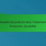 Meubles De Jardin En Bois: Traitement, Protection, Durabilité