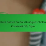 Tables Basses En Bois Rustique: Chaleur, Convivialité, Style