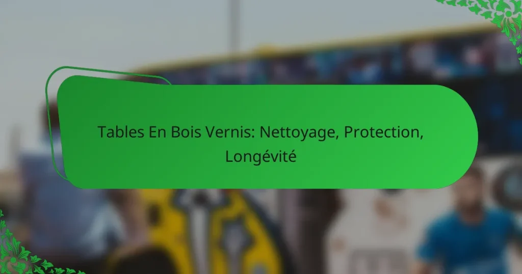 Tables En Bois Vernis: Nettoyage, Protection, Longévité